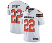 Nike Browns #22 Grant Delpit White Men's Stitched NFL Vapor Untouchable Limited Jersey