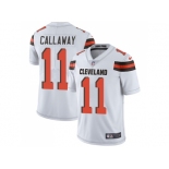 Nike Cleveland Browns #11 Antonio Callaway White Men Stitched NFL Vapor Untouchable Limited Jersey