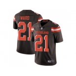 Nike Cleveland Browns #21 Denzel Ward Brown Team Color Men Stitched NFL Vapor Untouchable Limited Jersey