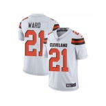 Nike Cleveland Browns #21 Denzel Ward White Men Stitched NFL Vapor Untouchable Limited Jersey