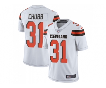 Nike Cleveland Browns #31 Nick Chubb White Men Stitched NFL Vapor Untouchable Limited Jersey