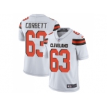 Nike Cleveland Browns #63 Austin Corbett White Men Stitched NFL Vapor Untouchable Limited Jersey