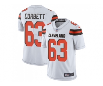 Nike Cleveland Browns #63 Austin Corbett White Men Stitched NFL Vapor Untouchable Limited Jersey