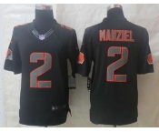 nike nfl jerseys cleveland browns #2 manziel black[nike impact limited]