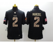 nike nfl jerseys cleveland browns #2 manziel black[salute to service limited]