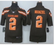 nike nfl jerseys cleveland browns #2 manziel brown[nike limited][new sty