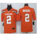 nike nfl jerseys cleveland browns #2 manziel orange[nike limited][new style]