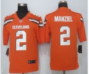 nike nfl jerseys cleveland browns #2 manziel orange[nike limited][new style]