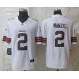 nike nfl jerseys cleveland browns #2 manziel white[nike limited]