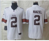 nike nfl jerseys cleveland browns #2 manziel white[nike limited]