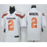 nike nfl jerseys cleveland browns #2 manziel white[nike limited][new style]