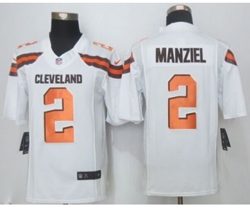 nike nfl jerseys cleveland browns #2 manziel white[nike limited][new style]