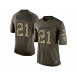 nike nfl jerseys cleveland browns #21 gilbert army green[nike Limited Salute To Service]