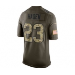 nike nfl jerseys cleveland browns #23 joe haden army green[nike Limited Salute To Service]