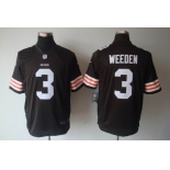 nike nfl jerseys cleveland browns #3 weeden brown[nike limited]