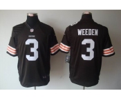 nike nfl jerseys cleveland browns #3 weeden brown[nike limited]