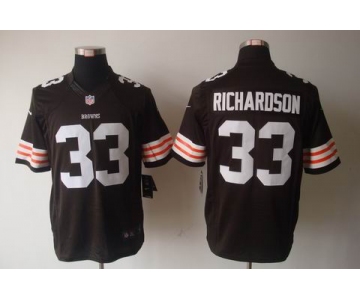 nike nfl jerseys cleveland browns #33 richardson brown[nike limited]