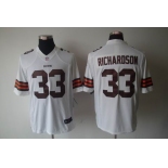 nike nfl jerseys cleveland browns #33 richardson white[nike limited]