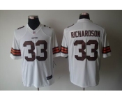 nike nfl jerseys cleveland browns #33 richardson white[nike limited]