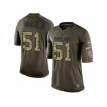 nike nfl jerseys cleveland browns #51 mingo army green[nike Limited Salute To Service]