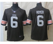 nike nfl jerseys cleveland browns #6 hoyer brown[nike Limited]