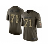 nike nfl jerseys cleveland browns #71 shelton army green[nike Limited Salute To Service]