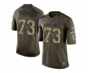 nike nfl jerseys cleveland browns #73 joe thomas army green[nike Limited Salute To Service]