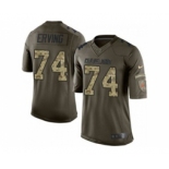 nike nfl jerseys cleveland browns #74 erving army green[nike Limited Salute To Service]