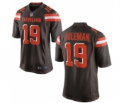 Men's Nike Cleveland Browns #19 Corey Coleman Game Brown Team Color NFL Jersey