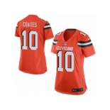 Women Nike Cleveland Browns #10 Sammie Coates Game Orange Alternate NFL Jersey