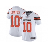 Women Nike Cleveland Browns #10 Sammie Coates White Vapor Untouchable Elite Player NFL Jersey