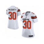 Women Nike Cleveland Browns #30 Jason McCourty Game White NFL Jersey