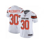 Women Nike Cleveland Browns #30 Jason McCourty White Vapor Untouchable Limited Player NFL Jersey