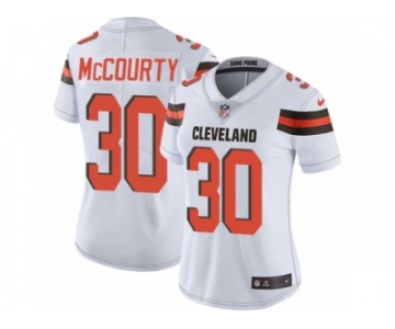 Women Nike Cleveland Browns #30 Jason McCourty White Vapor Untouchable Limited Player NFL Jersey