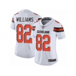 Women Nike Cleveland Browns #82 Kasen Williams White Vapor Untouchable Limited Player NFL Jersey