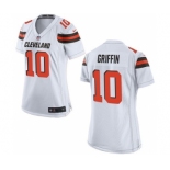 Women's Cleveland Browns #10 Robert Griffin III White Jersey