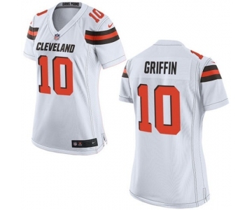 Women's Cleveland Browns #10 Robert Griffin III White Jersey