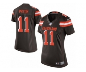 Women's Nike Cleveland Browns #11 Terrelle Pryor Limited Brown Team Color NFL Jersey