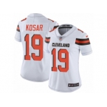 Women's Nike Cleveland Browns #19 Bernie Kosar Vapor Untouchable Limited White NFL Jersey