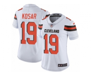 Women's Nike Cleveland Browns #19 Bernie Kosar Vapor Untouchable Limited White NFL Jersey