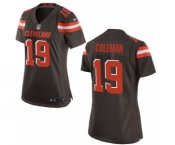 Women's Nike Cleveland Browns #19 Corey Coleman Brown Team Color NFL Jersey