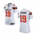 Women's Nike Cleveland Browns #19 Corey Coleman White NFL Jersey