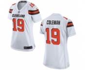 Women's Nike Cleveland Browns #19 Corey Coleman White NFL Jersey