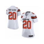 Women's Nike Cleveland Browns #20 Briean Boddy-Calhoun Limited White NFL Jersey