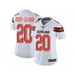 Women's Nike Cleveland Browns #20 Briean Boddy-Calhoun Vapor Untouchable Limited White NFL Jersey