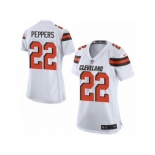 Women's Nike Cleveland Browns #22 Jabrill Peppers Game White NFL Jersey