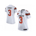 Women's Nike Cleveland Browns #3 Cody Parkey Limited White NFL Jersey