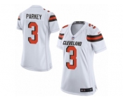 Women's Nike Cleveland Browns #3 Cody Parkey Limited White NFL Jersey