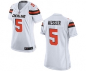 Women's Nike Cleveland Browns #5 Cody Kessler White NFL Jersey