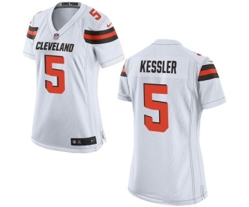 Women's Nike Cleveland Browns #5 Cody Kessler White NFL Jersey